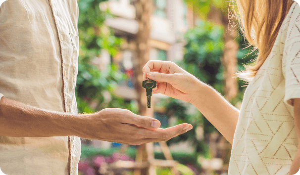 Handing the keys over